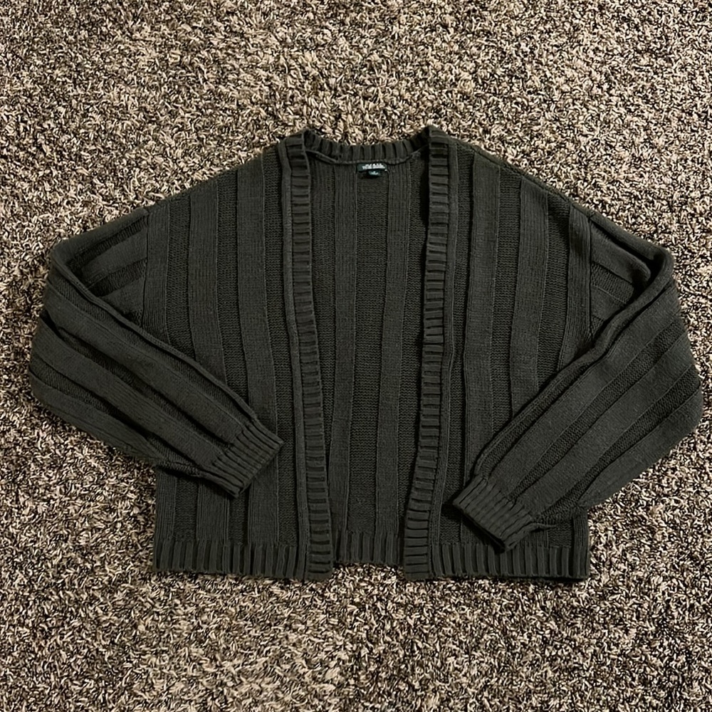 wild fable green cardigan